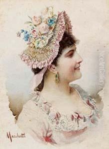 Volto Di Fanciulla by G. Marchetti
