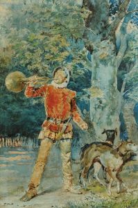 Scena Di Caccia by Ludovico Marchetti