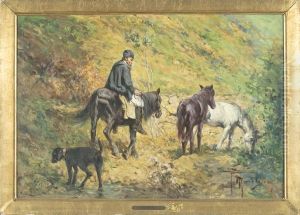 A Cavallo Nei Boschi by Andrea Marchisio
