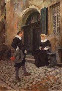 The Flirtation by Alexander Marcks