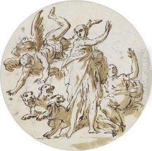 Proserpina In Der Unterwelt by Giovan Battista Marcola
