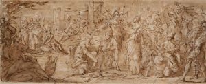 David Et Abigail by Giovan Battista Marcola