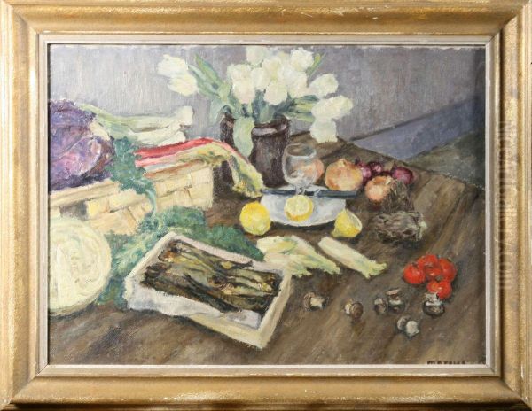 Stilleben Medbocklingar Och Frukter - view 1