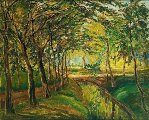 Parklandschaft. by Mieze Mardner-Klaas