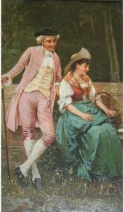 A Courtship; A Flirtatious Cavalier A Courtship; A Flirtatious Cavalier