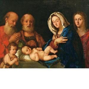 Sacra Famiglia Con I Santi Giovannino, Zaccaria E La Donatrice