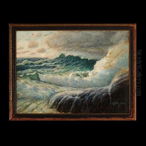Crashing Surf. by Gilbert Tucker Margeson
