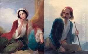 Deux Portraits Grecs by Giovanni Marghinotti