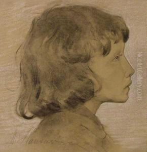 Portret Dziewczynki by Maria Hausnerowa