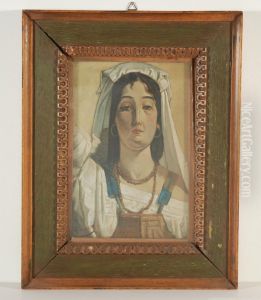 Ritratto Di Ciociara by Cesare Mariani