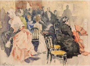 Serata Mondana by Pompeo Mariani