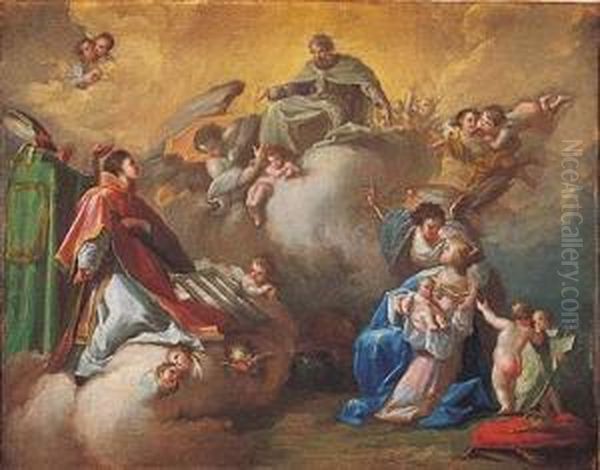 Alegoria Del Nacimiento Del Infante Carlos Clemente - view 1