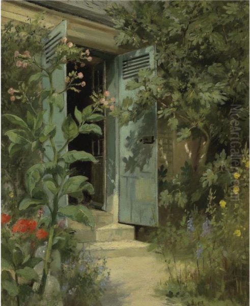 The Steps By The Flowers - view 1