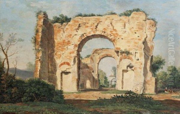 Ruines Aux Environs De Rome - view 1