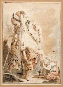 Kreuzabnahme by Clement Pierre Marillier