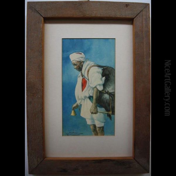 A Tangier Street Merchant - view 1