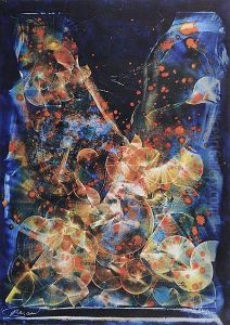 Composizione Blu by Giovanni Marin
