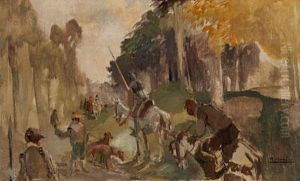 Escena Del Quijote by Ricardo Marin Y Llovet