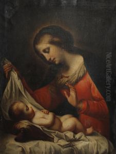 The Madonna Of The Veil by Onorio Marinari
