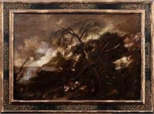 Paesaggio Con Figure by Antonio Marini