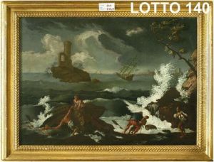 Mare In Burrasca by Antonio Maria Marini