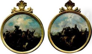 Scene Di Battaglia by Antonio Maria Marini