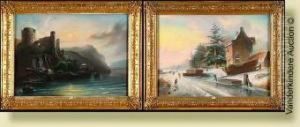 Ruines Au Bord Du Lacen Ecosse by Ferdinand Marinus