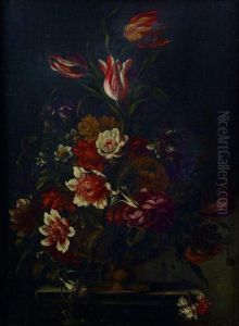 Nature Morte Au Bouquet De Fleurs