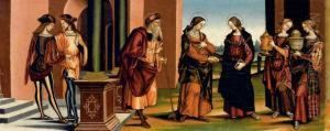 Sposalizio Della Vergine by Dello Stagno Bernardino Mariotto