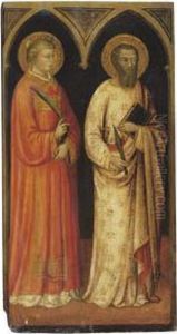 Saints Stephen And Bartholomew by Mariotto Di Nardo