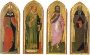 I Santi Agostino, Lorenzo, Giovanni Battista E Antonio Abate I Santi Agostino, Lorenzo, Giovanni Battista E Antonio Abate