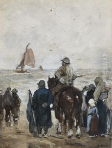 Return Of The Fishing Boat by Jacob Henricus Maris