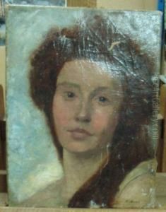 Tete De Femme by Matthijs Maris