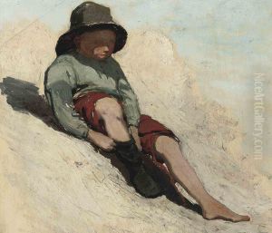 Little Boy In The Dunes by Matthijs Maris