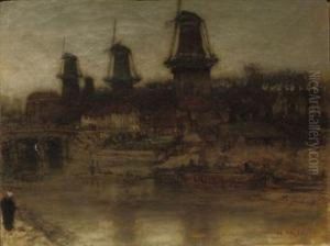 The Four Mills by Matthijs Maris