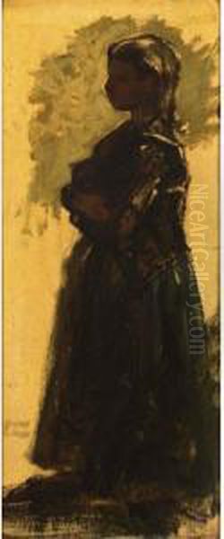 Girl Standing - view 1