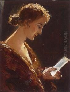 Reading Woman by Simon Maris