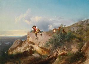Romischer Hirte Bei Derrast by Andreas Marko