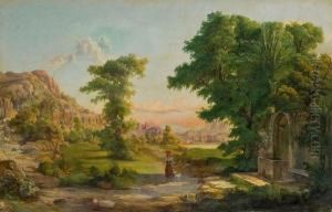 Romische Landschaft Bei Pisis
