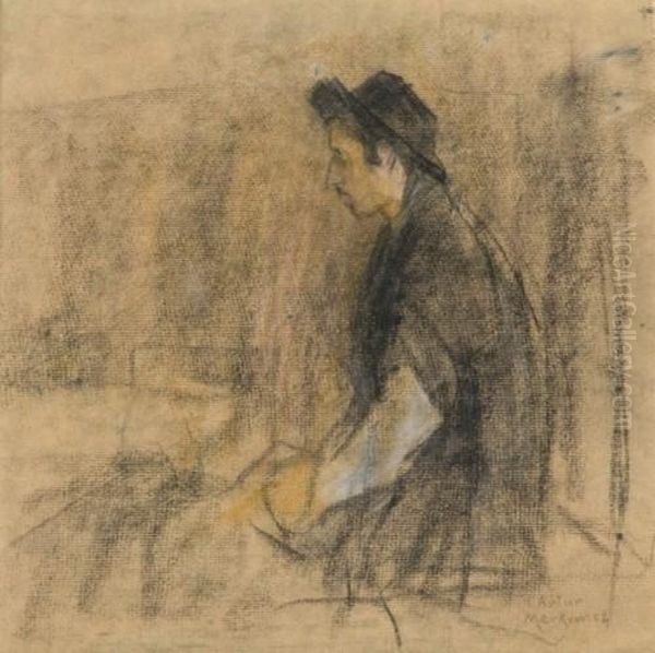 Homme Avec Tefilines - view 1