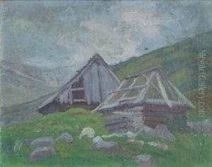 Szalasy W Tatrach,1920 by Antoni Markowski