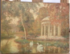 Le Temple De L'amour Au Parc Monceau by Claude Marks
