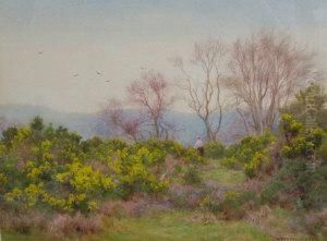 Spring On The Heath, Near Reigate by George Marks