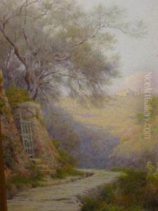 The Sasso Valley In Bordinghera by George Marks