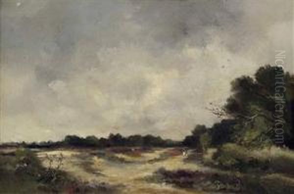 Sommerlandschaft Mit Personenstaffage - view 1