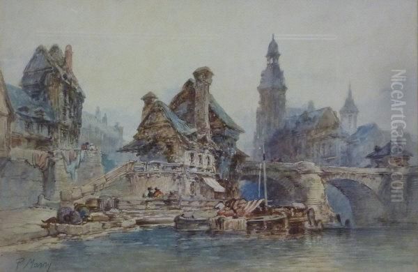 Continental Riverside Scene - view 1