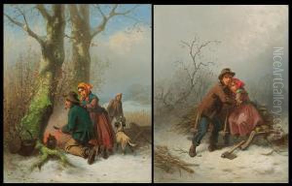 Winter In A Forest - view 1