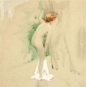 A Nude Girl by Ludwig, Ludek Marold