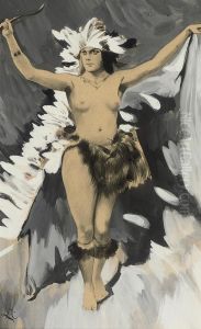 Study Of A Squaw by Ludwig, Ludek Marold