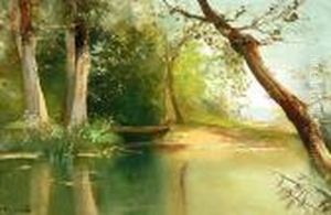 Arboleda Junto Al Rio by Jose Maria Marques Garcia
